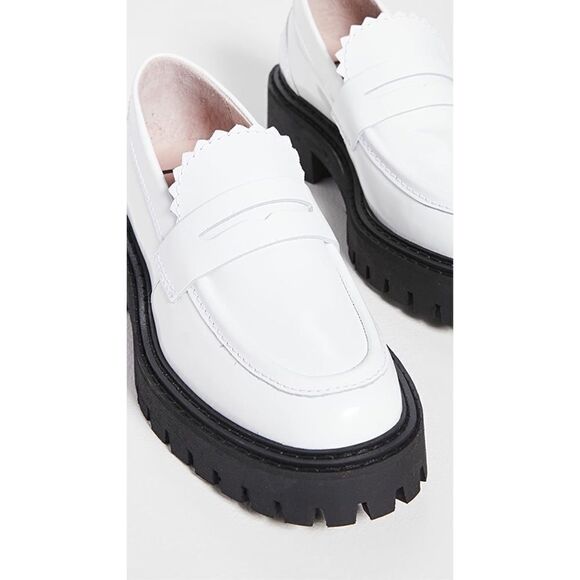 LÄST Matter white Leather Loafers EU40 - Picture 5 of 12
